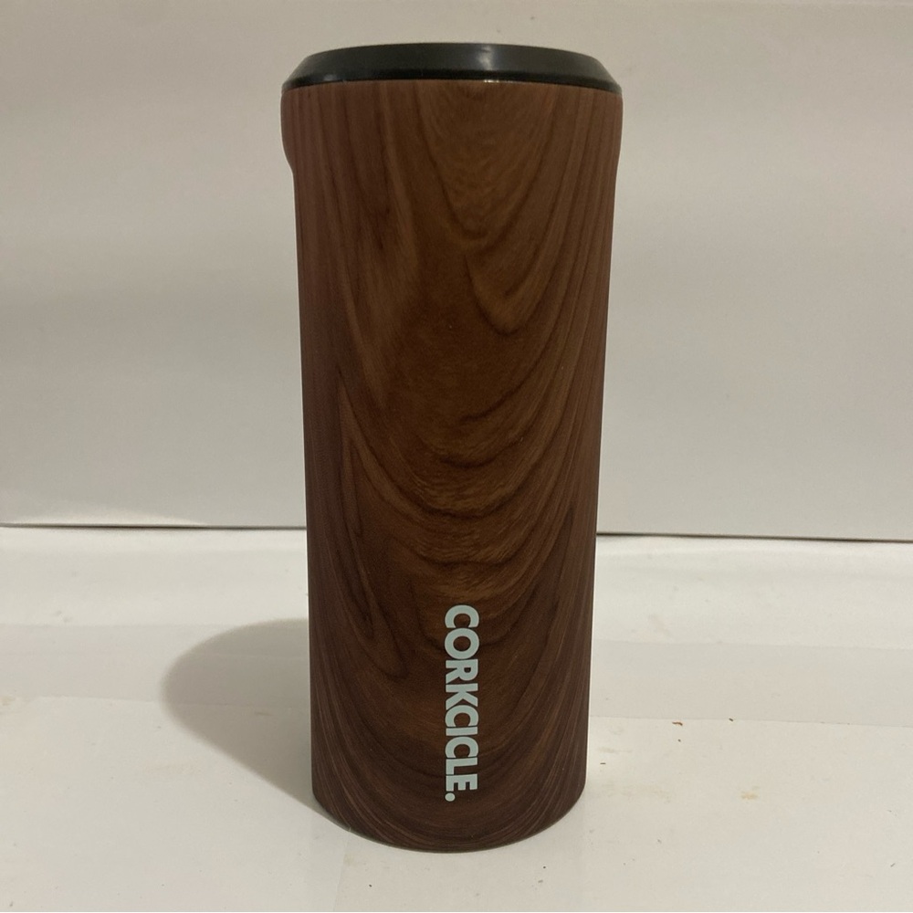Corkcicle Slim Can Cooler -‎ Walnut Wood - Picture 2 of 4